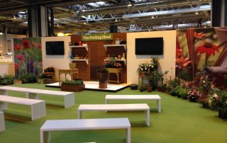 Stage theatre seating dressing