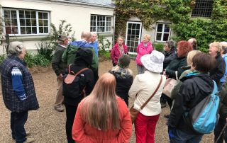 Group garden gardeners visit