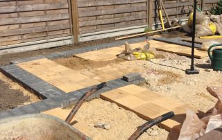Paving garden