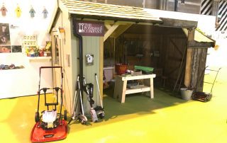 then and now shed