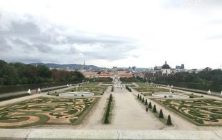 Parterre garden baroque palace
